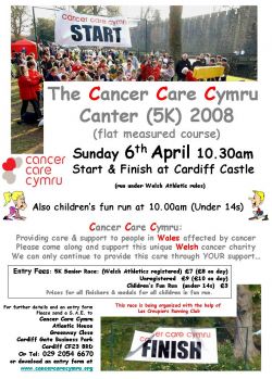 Cancer Care Cymru 5K Canter & 1K Fun Run