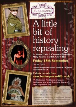Burlesque Cardiff Present 'A Little Bit of History Repeating'