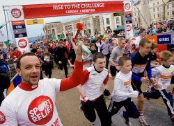 The Sainsbury's Sport Relief Mile in Cardiff