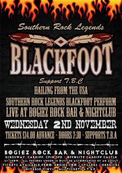 BLACKFOOT Supports T.B.A