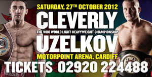 CANCELLED: Nathan Cleverly v Vyacheslav Uzelkov
