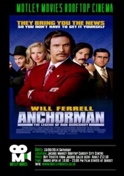Motley Movies Rooftop Cinema - Anchorman: The Legend of Ron Burgundy